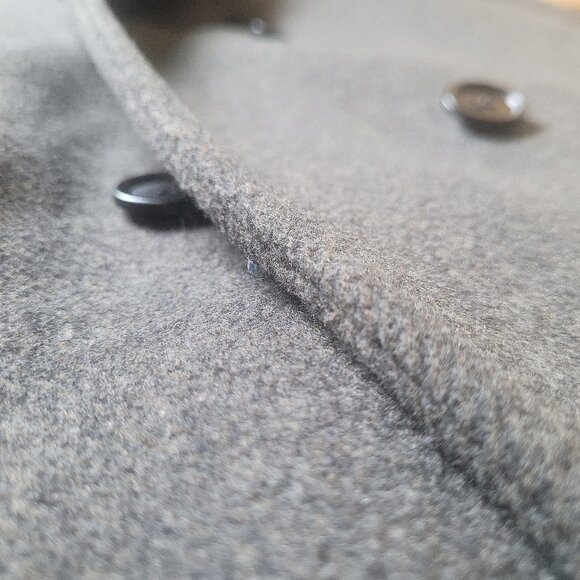 Isabel Marant X H&M Grey Wool Coat, Sz 10 - Picture 8 of 17